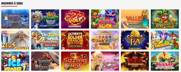 21 Bets Casino machines à sous